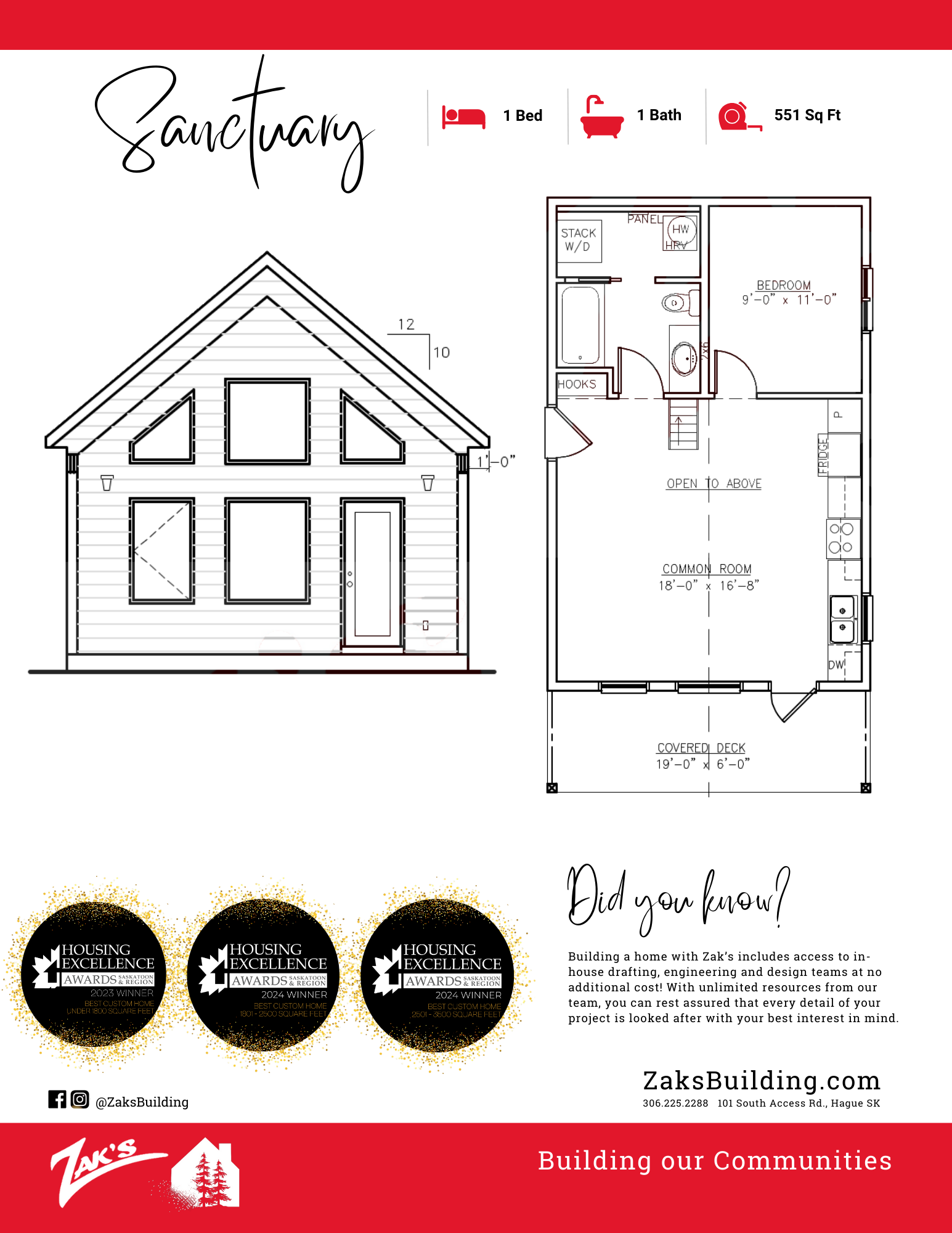 SANCTUARY SIMPLE HOME 2024 – AVAILABLE NOW! $156,000 Floor Plan
